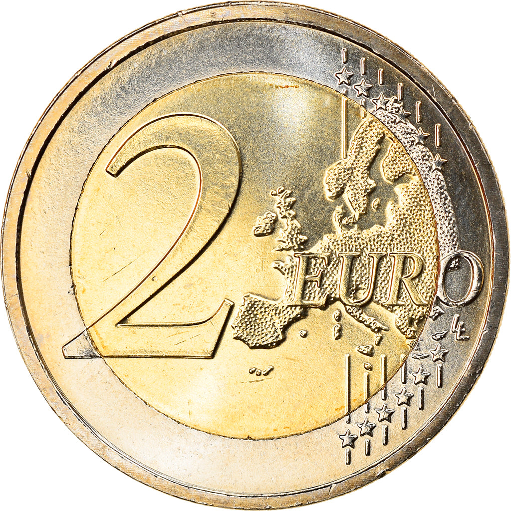 Malta, 2 Euro, 10 ans de l'Euro, 2012, VZ+, Bi-Metallic, KM:139