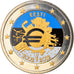 Estonia, 2 Euro, 10 ans de l'Euro, 2012, MS(60-62), Bi-Metallic, KM:70