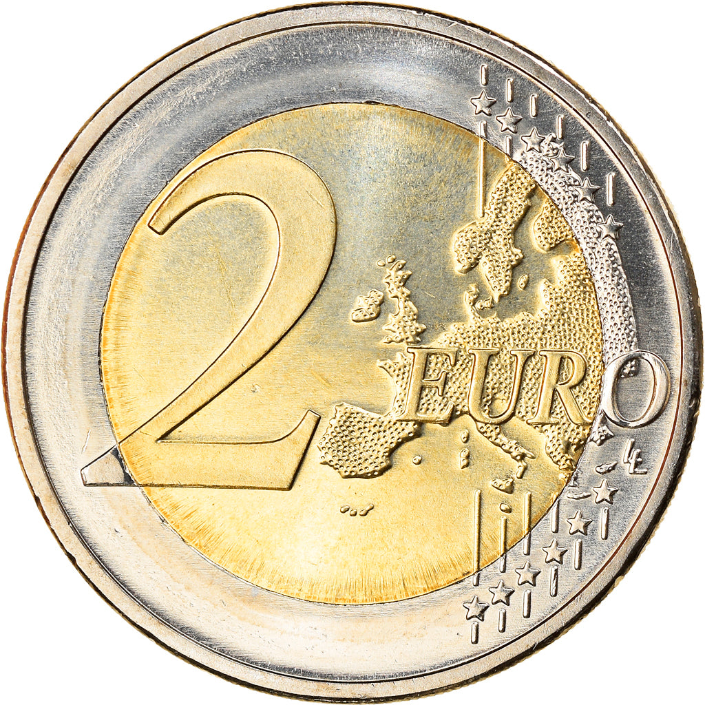 Estonia, 2 Euro, 10 ans de l'Euro, 2012, MS(60-62), Bi-Metallic, KM:70