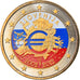 Slovenia, 2 Euro, 10 ans de l'Euro, 2012, SPL, Bi-metallico, KM:107
