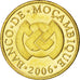 MOZAMBIQUE, 10 Centavos, 2006, KM #134, MS(63), Brass Plated Steel, 17, 3.07