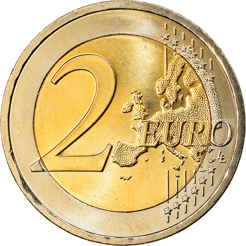 Austria, 2 Euro, 10 ans de l'Euro, 2012, MS(60-62), Bi-Metallic, KM:3205
