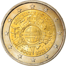 France, 2 Euro, 10 ans de l'Euro, 2012, SUP+, Bi-Metallic, Gadoury:14., KM:1846