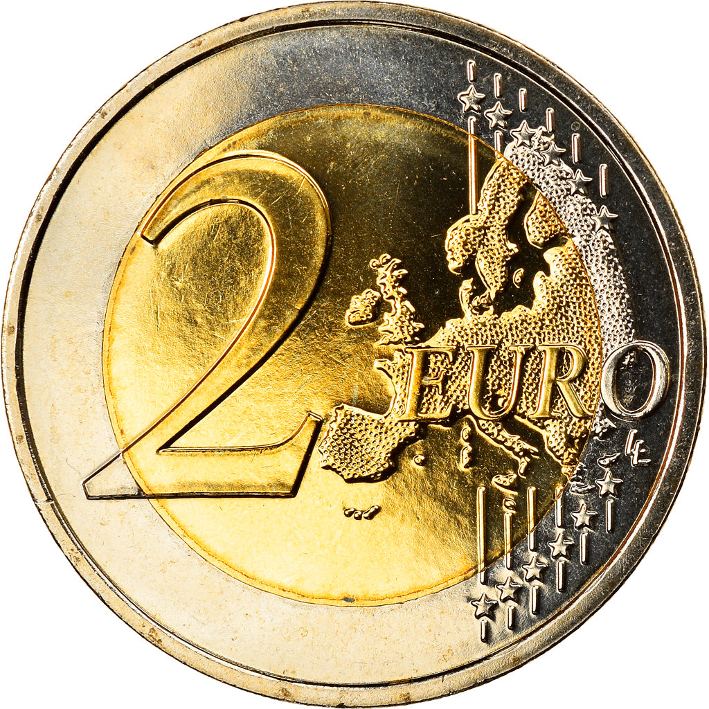 France, 2 Euro, Journée mondiale de la lutte contre le Sida, 2014, BU