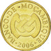 MOZAMBIQUE, 10 Centavos, 2006, KM #134, MS(63), Brass Plated Steel, 17, 3.07