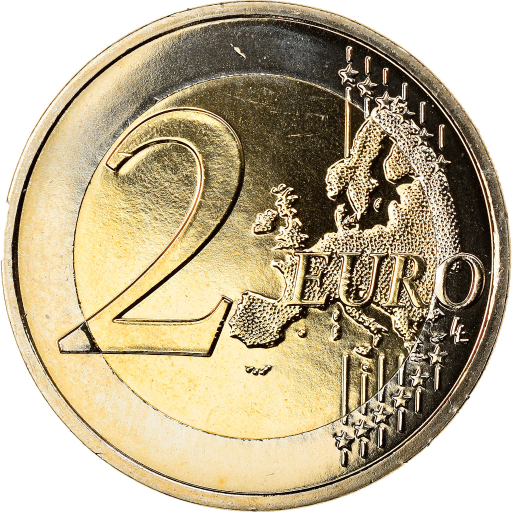 France, 2 Euro, Auguste Rodin, 2017, BU, SUP+, Bi-Metallic, Gadoury:26.