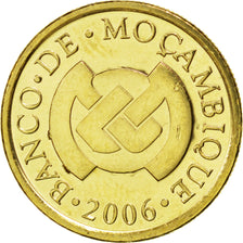 MOZAMBIQUE, 20 Centavos, 2006, KM #135, MS(63), Brass Plated Steel, 20, 4.12