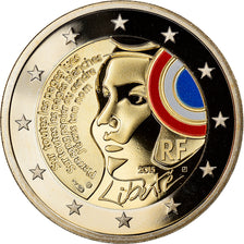 France, 2 Euro, La République, 2015, Proof, MS(65-70), Bi-Metallic, Gadoury:21