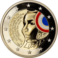 France, 2 Euro, La République, 2015, Proof, MS(65-70), Bi-Metallic, Gadoury:21