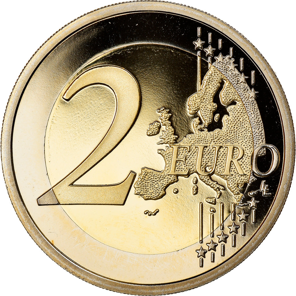 France, 2 Euro, La République, 2015, Proof, MS(65-70), Bi-Metallic, Gadoury:21