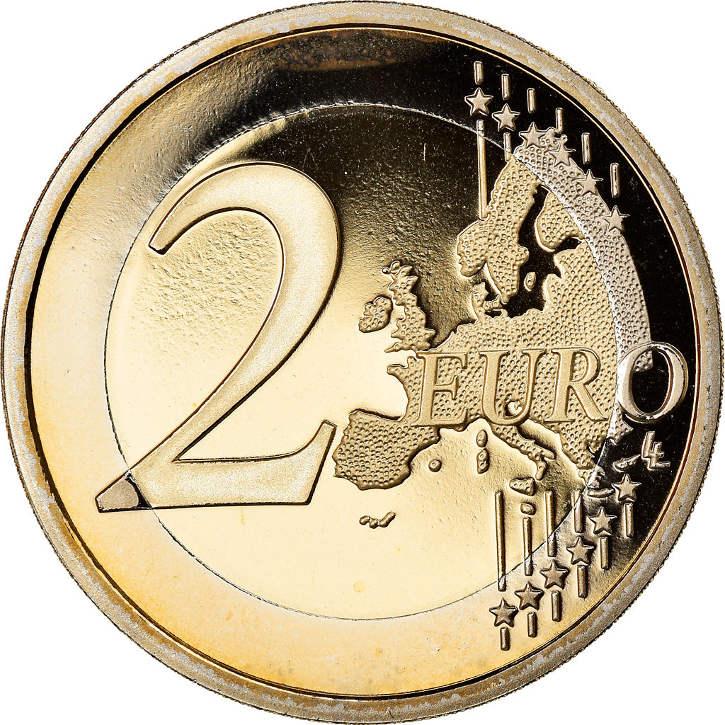 France, 2 Euro, Auguste Rodin, 2017, Proof, MS(65-70), Bi-Metallic, Gadoury:25