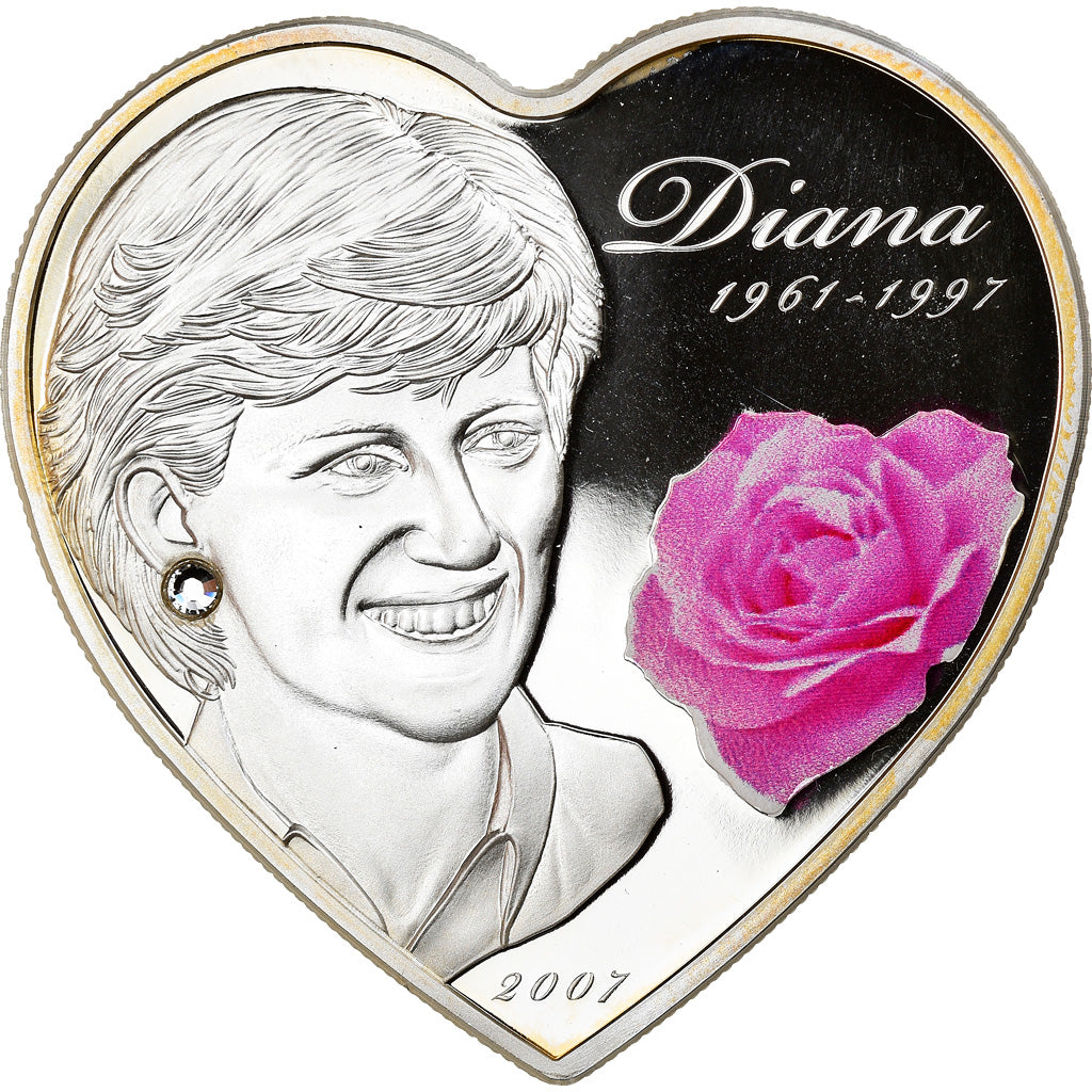 Monnaie, Îles Cook, Elizabeth II, 5 Dollars, 2007, Proof, FDC, Argent, KM:583