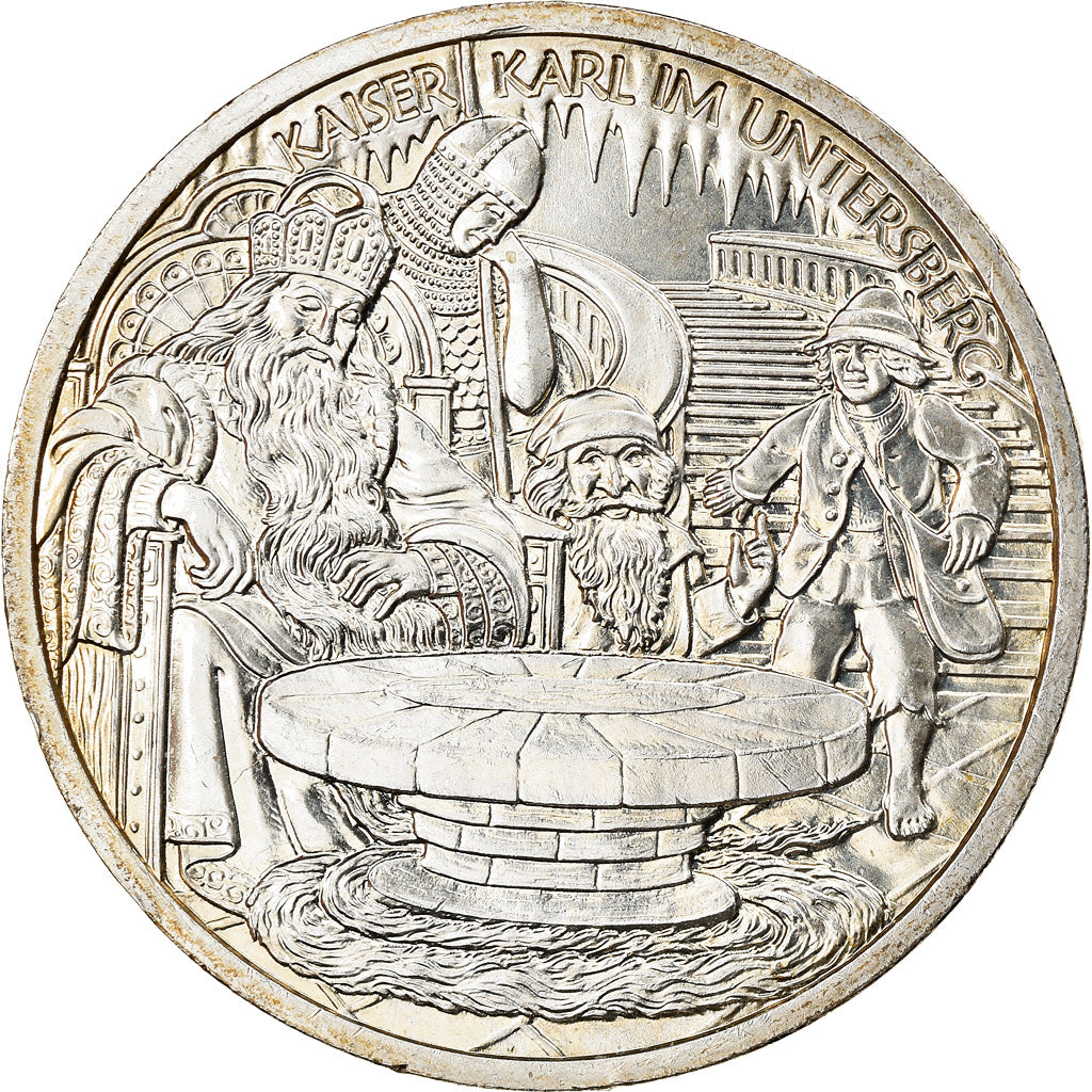 Austria, 10 Euro, Charlemagne in the Undersberg, 2010, Vienna, MS(60-62)