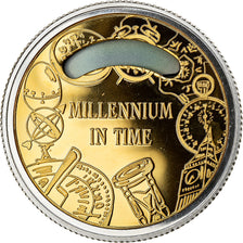 Coin, SAINT THOMAS & PRINCE ISLAND, 1000 Dobras, 1999, Proof, MS(65-70), Silver