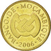 Coin, Mozambique, 20 Centavos, 2006, MS(63), Brass plated steel, KM:135