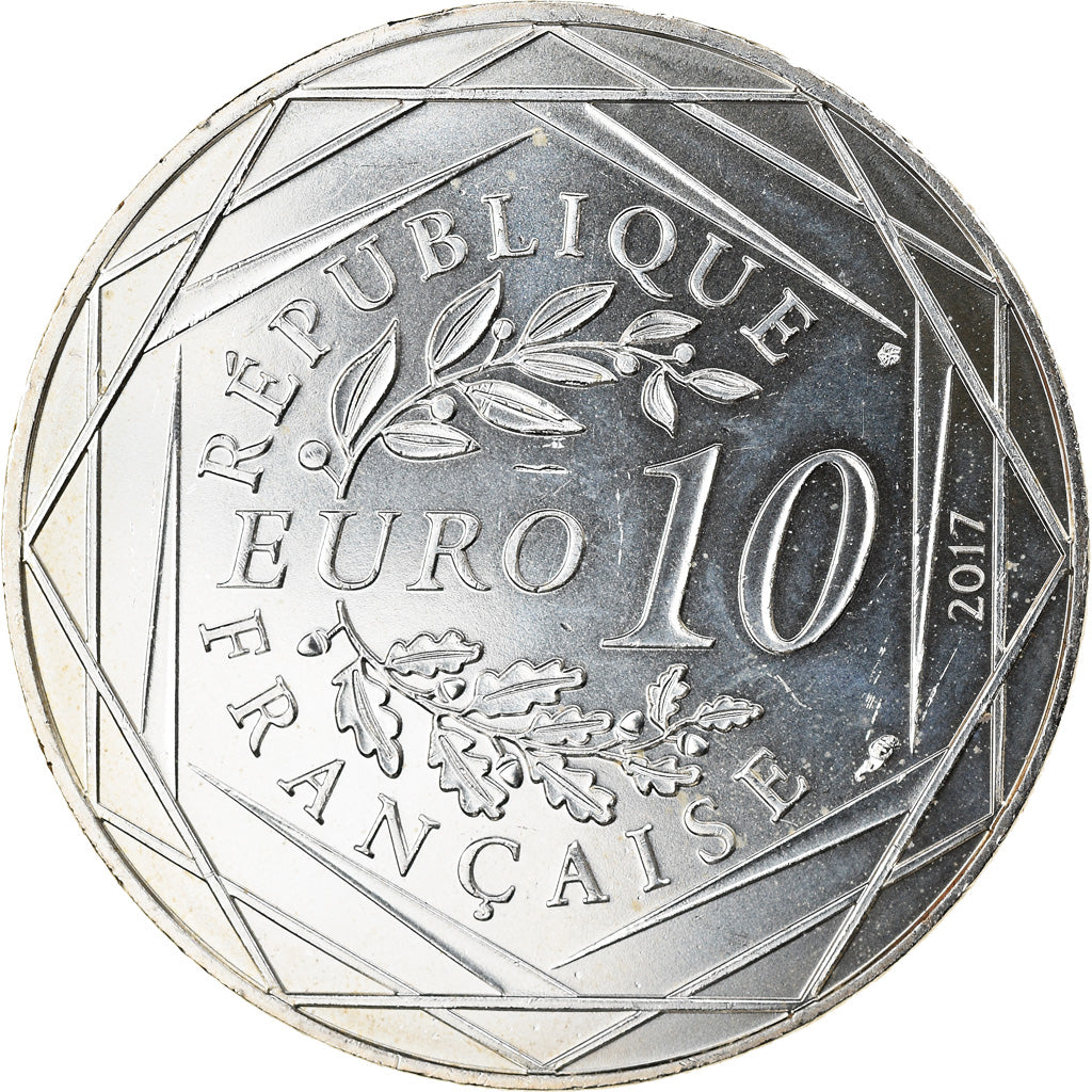 France, 10 Euro, Jean Paul Gaultier, 2017, SPL, Argent, Gadoury:EU892
