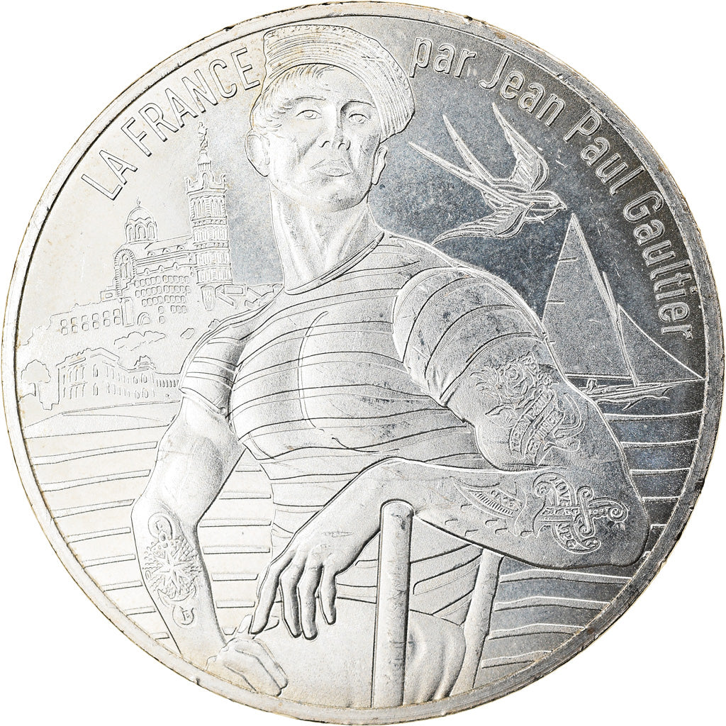 France, 10 Euro, Jean Paul Gaultier, 2017, MS(63), Silver, Gadoury:EU892