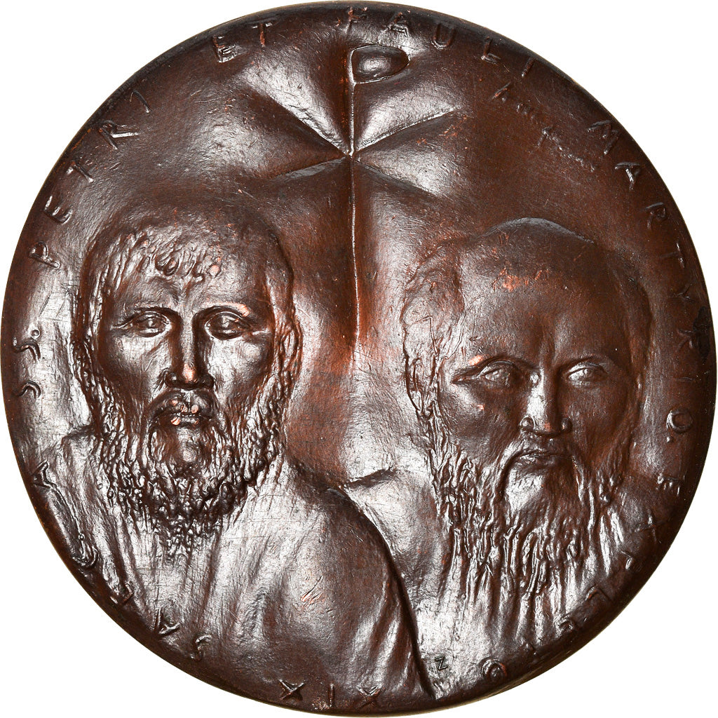 Vaticano, medaglia, Paul VI, Petri et Pauli Martyrio Expleto, Religions &