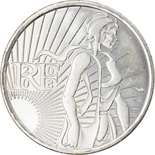France, 5 Euro, Semeuse, 2008, MS(60-62), Silver, Gadoury:EU287