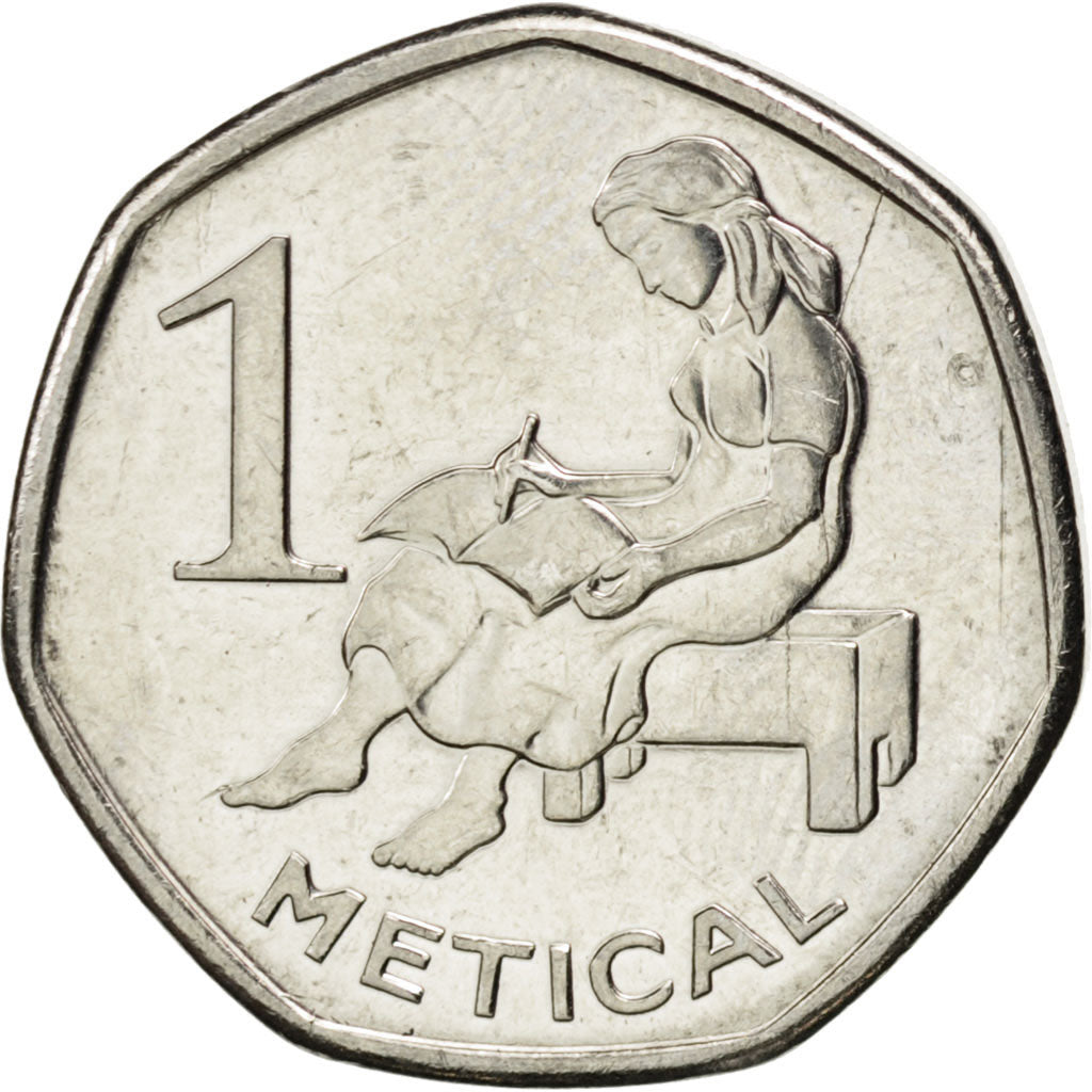 MOZAMBIQUE, Metical, 2006, KM #137, MS(63), Nickel Plated Steel, 21, 5.31