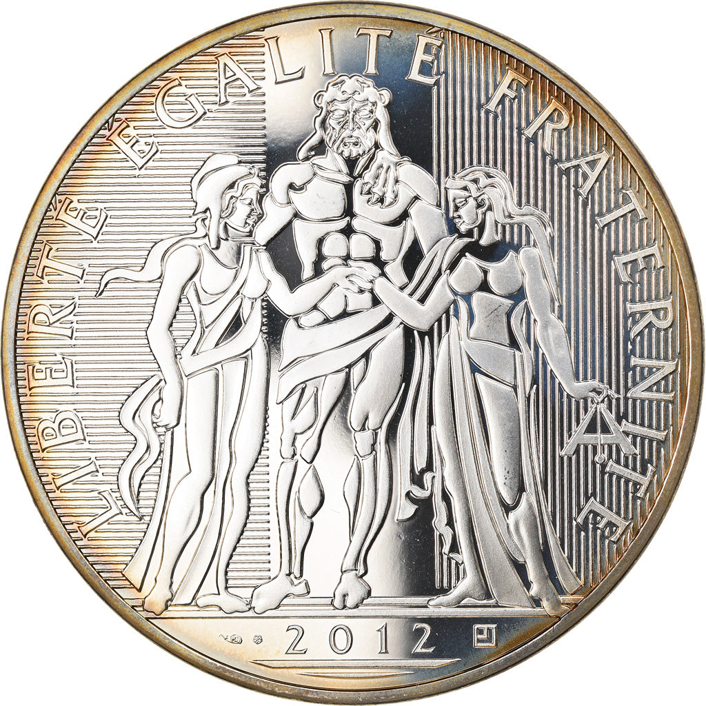 France, 100 Euro, Hercule, 2012, Paris, MS(65-70), Silver, Gadoury:EU517