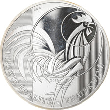 France, 100 Euro, Coq, 2016, MS(65-70), Silver, Gadoury:EU799