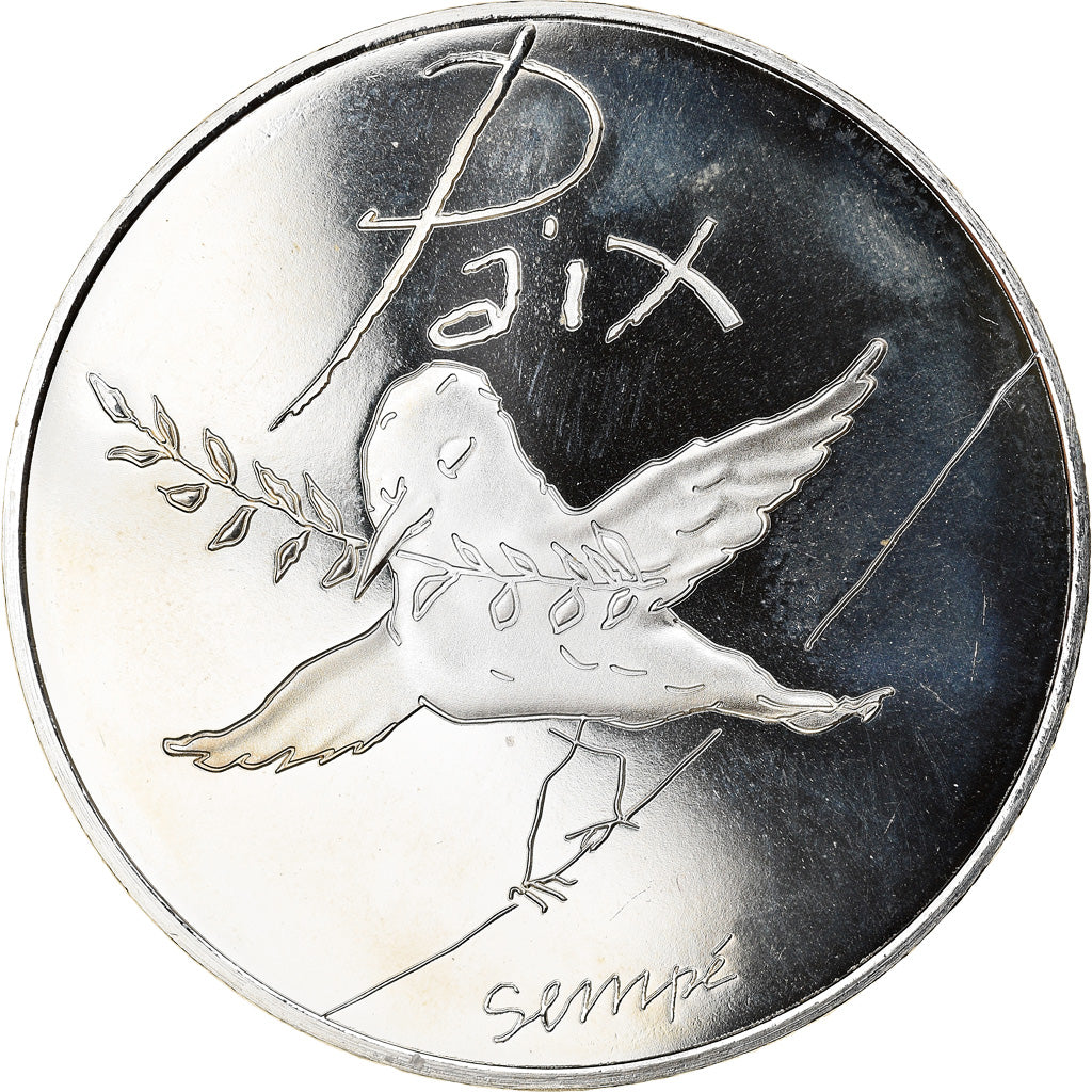 France, 50 Euro, Sempé le printemps et l'été, 2014, FDC, Argent