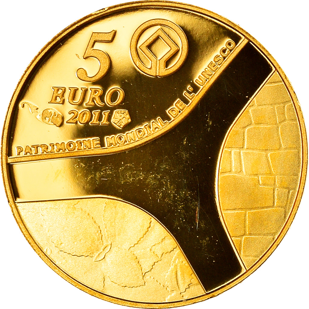 Francia, Château de Versailles, 5 Euro, 2011, Paris, Proof, FDC, Oro, KM:1810