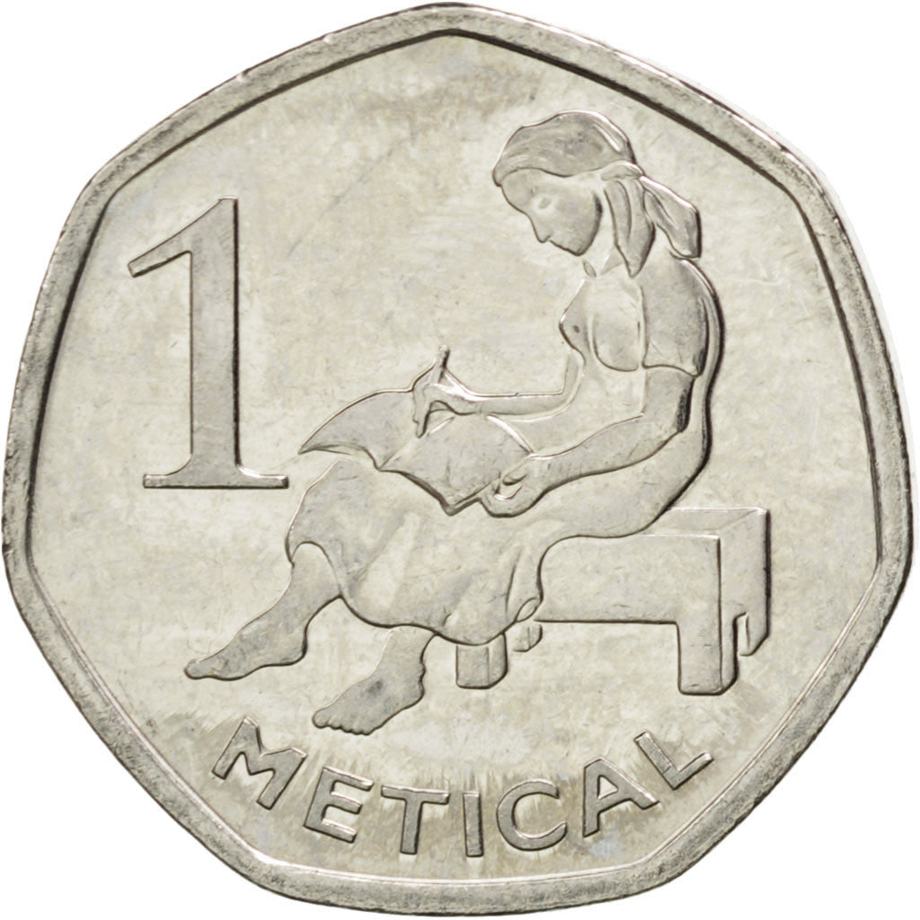 MOZAMBIQUE, Metical, 2006, KM #137, MS(63), Nickel Plated Steel, 21, 5.36