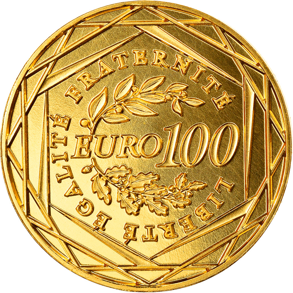 Francia, 100 Euro, Semeuse, 2008, Paris, FDC, Oro, Gadoury:EU289, KM:1536