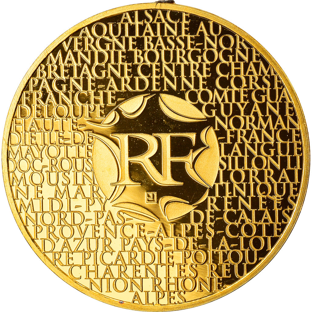 France, 200 Euro, Euro des Régions, 2012, Paris, Proof, MS(65-70), Gold
