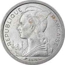 Coin, Réunion, Franc, 1971, Paris, EF(40-45), Aluminum, KM:6.1