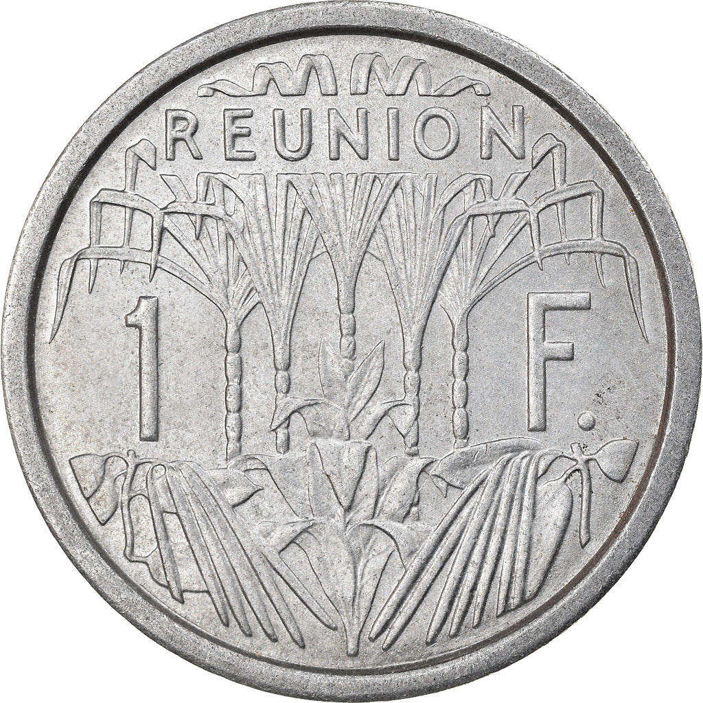 Coin, Réunion, Franc, 1971, Paris, EF(40-45), Aluminum, KM:6.1
