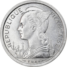 Moneta, Réunion, 2 Francs, 1948, Paris, BB+, Alluminio, KM:8