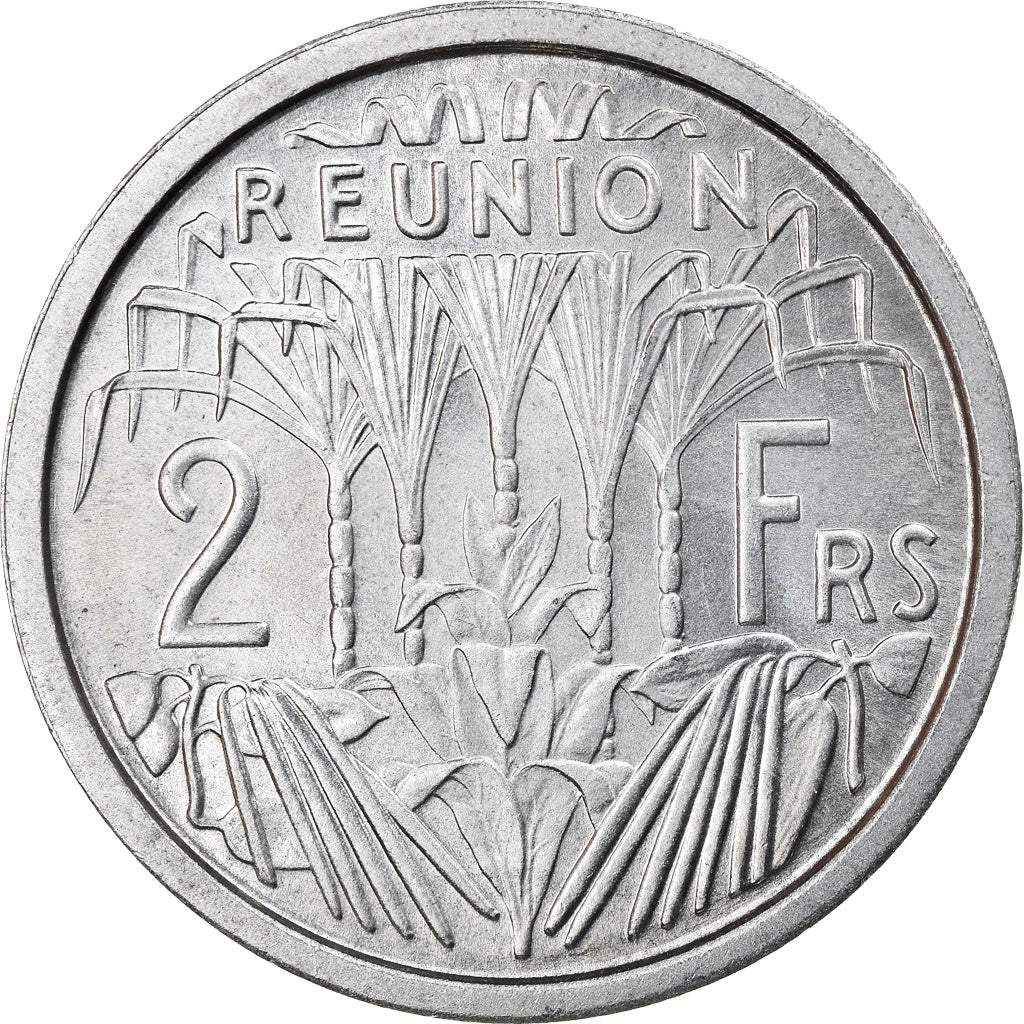 Moneta, Réunion, 2 Francs, 1948, Paris, BB+, Alluminio, KM:8