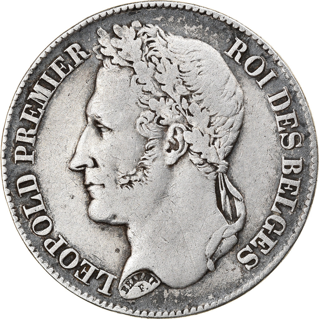Coin, Belgium, Leopold I, 2 Francs, 2 Frank, 1844, EF(40-45), Silver, KM:9.1