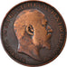 Moneta, Gran Bretagna, Edward VII, 1/2 Penny, 1905, MB+, Bronzo, KM:793.2