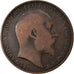 Monnaie, Grande-Bretagne, Edward VII, 1/2 Penny, 1902, TB+, Bronze, KM:793.2