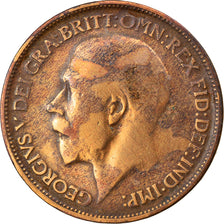 Coin, Great Britain, George V, 1/2 Penny, 1911, VF(20-25), Bronze, KM:809
