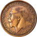 Coin, Great Britain, George V, 1/2 Penny, 1911, VF(20-25), Bronze, KM:809