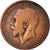 Moeda, Grã-Bretanha, George V, 1/2 Penny, 1922, VF(20-25), Bronze, KM:809