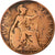 Moneda, Gran Bretaña, George V, 1/2 Penny, 1922, BC+, Bronce, KM:809