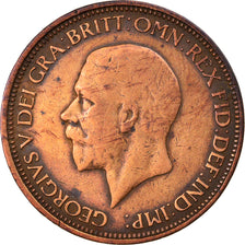 Coin, Great Britain, George V, 1/2 Penny, 1933, VF(30-35), Bronze, KM:837