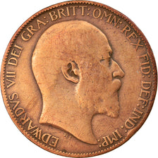 Coin, Great Britain, Edward VII, 1/2 Penny, 1904, VF(20-25), Bronze, KM:793.2
