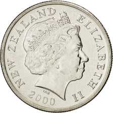 NEW ZEALAND, 5 Cents, 2000, KM #116, MS(63), Copper-Nickel, 19.43, 2.83