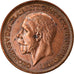 Coin, Great Britain, George V, Farthing, 1926, AU(50-53), Bronze, KM:825