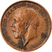 Coin, Great Britain, George V, Farthing, 1911, EF(40-45), Bronze, KM:808.1