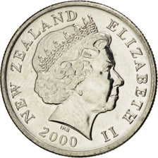 NEW ZEALAND, 5 Cents, 2000, KM #116, MS(63), Copper-Nickel, 19.43, 2.79