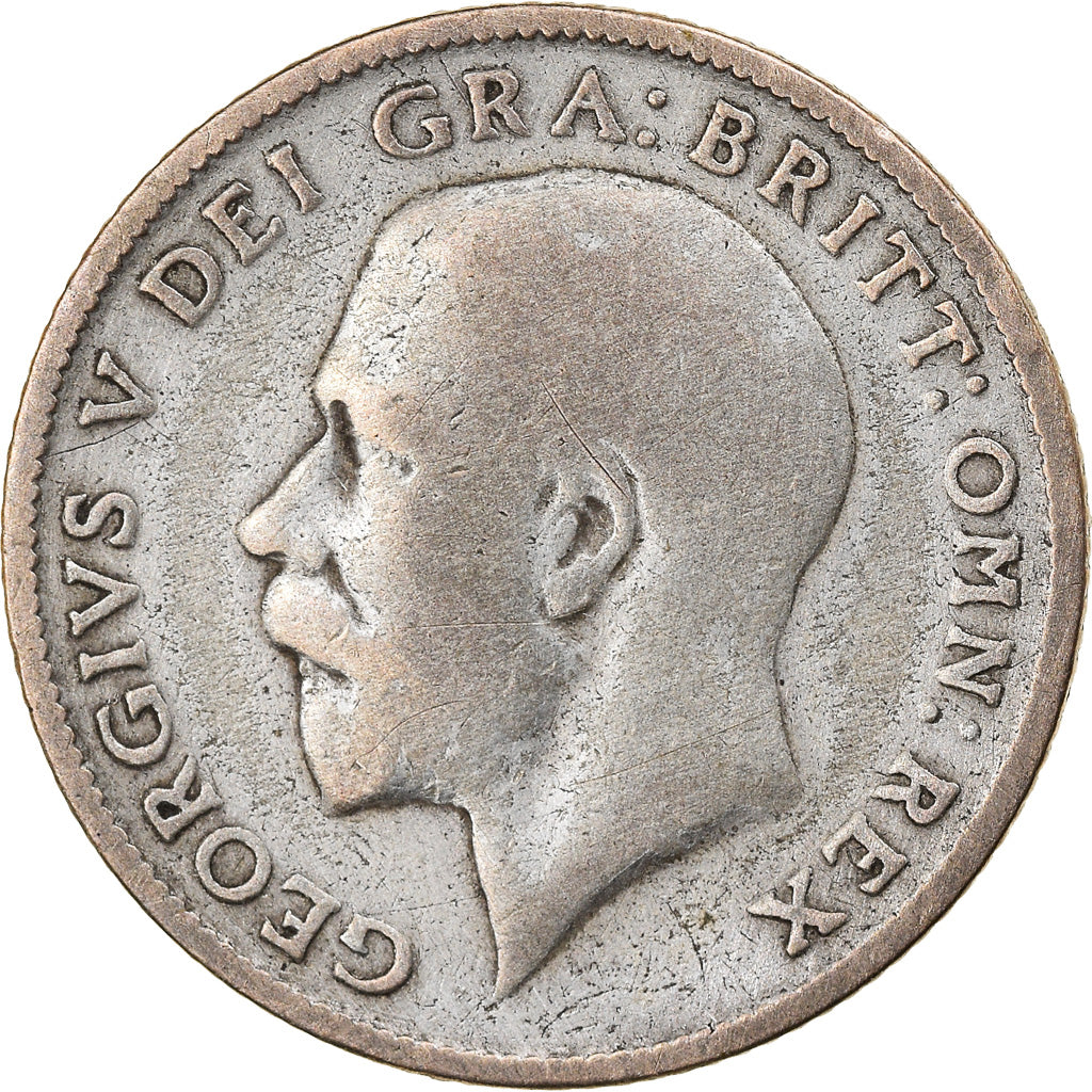 Coin, Great Britain, George V, 6 Pence, 1924, VF(20-25), Silver, KM:815a.1