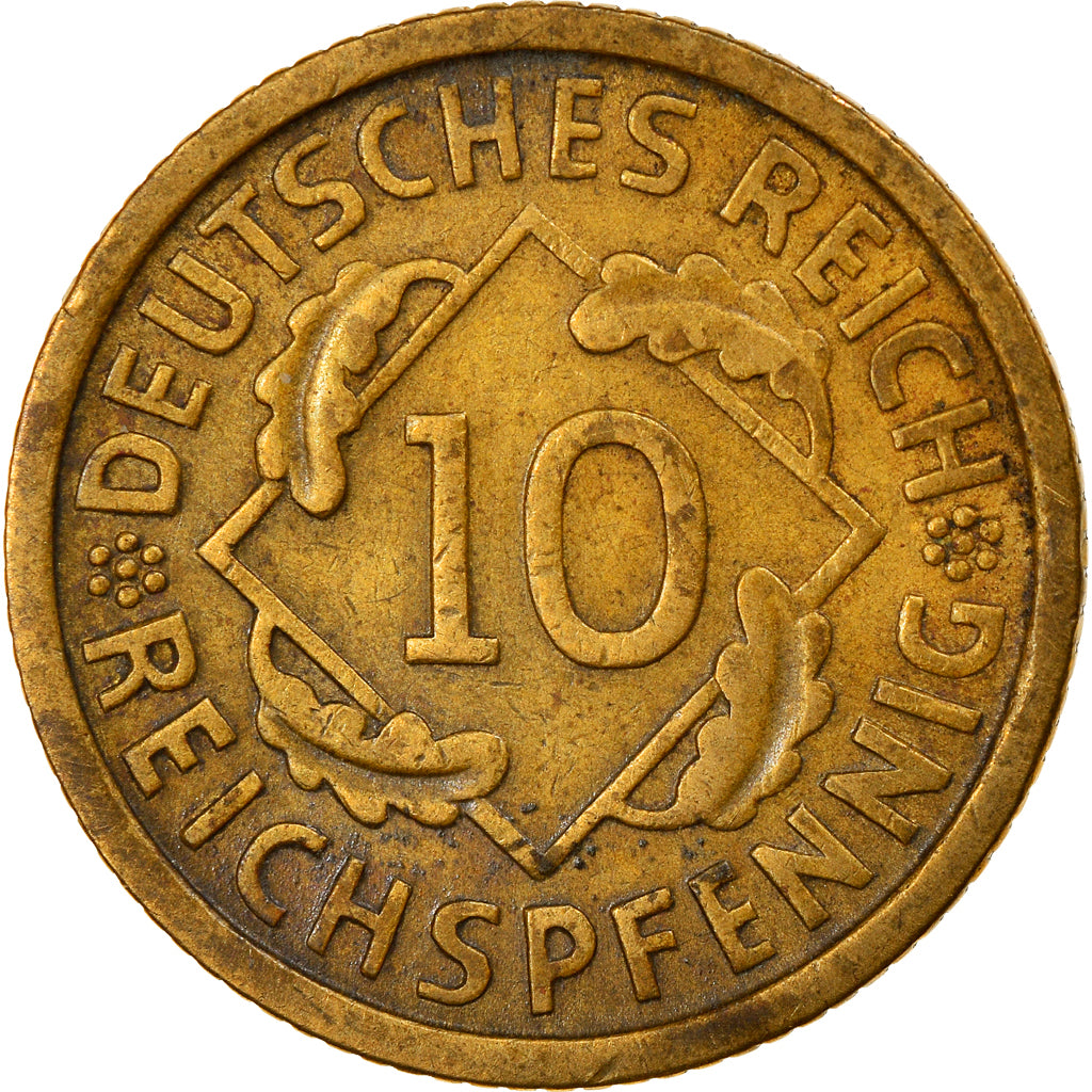 Coin, GERMANY, WEIMAR REPUBLIC, 10 Reichspfennig, 1930, Munich, EF(40-45)